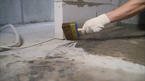 SJ Waterproofing Pros Interior Drainage System coverage map for Leesburg, IN and surrounding area